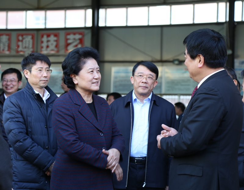 中共中央政治局委員、國務院副總理劉延東在教育部副部長朱之文，四川省教育廳廳長朱世宏等陪同下視察四川應用技術職業(yè)學院_副本.jpg
